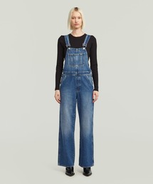 Straight Leg Dungaree/リラックスストレートオーバーオール