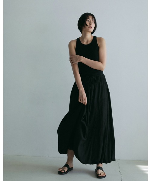 anuke（アンヌーク）の「Volume Balloon Skirt（スカート・レディース・ホワイト/ブラック・36inch/38inch）」の3枚目の写真