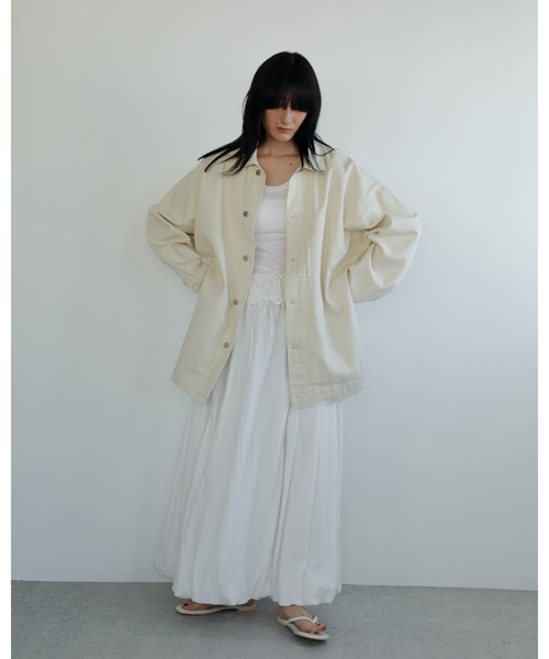 anuke（アンヌーク）の「Volume Balloon Skirt（スカート・レディース・ホワイト/ブラック・36inch/38inch）」の7枚目の写真