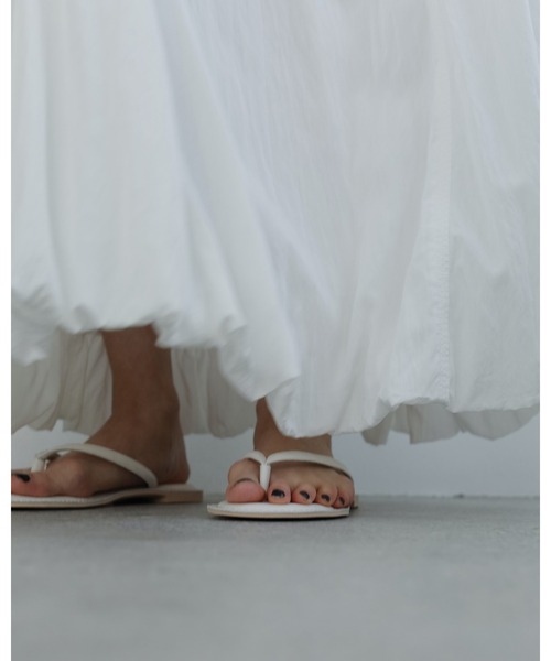 anuke（アンヌーク）の「Volume Balloon Skirt（スカート・レディース・ホワイト/ブラック・36inch/38inch）」の10枚目の写真