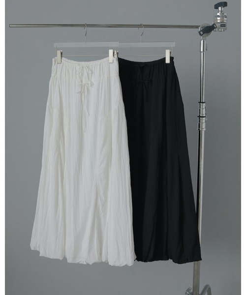 anuke（アンヌーク）の「Volume Balloon Skirt（スカート・レディース・ホワイト/ブラック・36inch/38inch）」の11枚目の写真