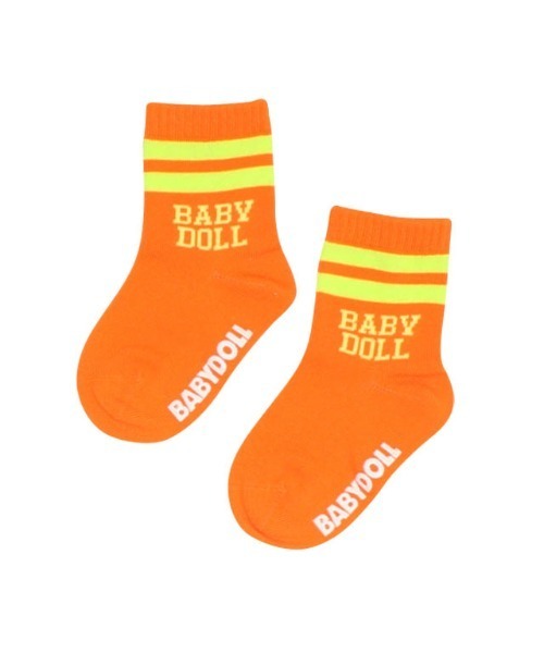 BABYDOLL(ベビードール)の「ライン クルーソックスセット 0778(ソックス/靴下・キッズ・グレー系その他/グリーン系その他/パープル系その他・SS/S/M/L)」の14枚目の写真