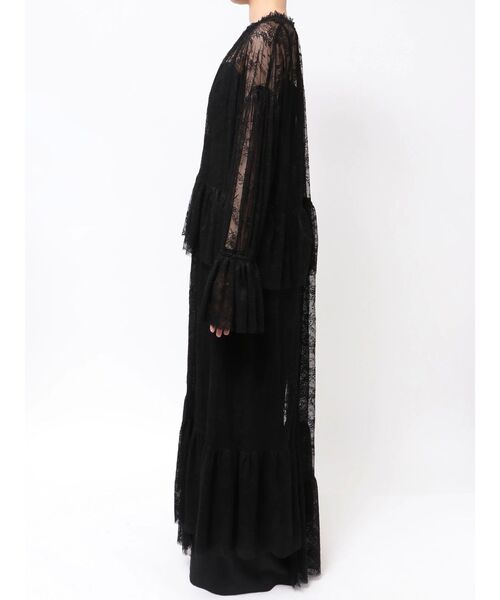 Htage（テージ）の「【Htage】レースシアーボリュームワンピース（ワンピース・レディース・ブラック/オフホワイト・FREE）」の12枚目の写真