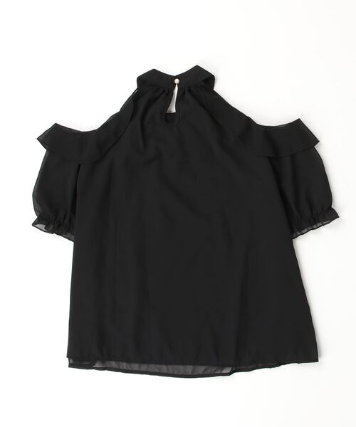 gossip！ロサンゼルス（ゴシップロサンゼルス）の「オフショルダートップス（シャツ/ブラウス・レディース・ホワイト/アイボリー/ブラック・M/L）」の4枚目の写真