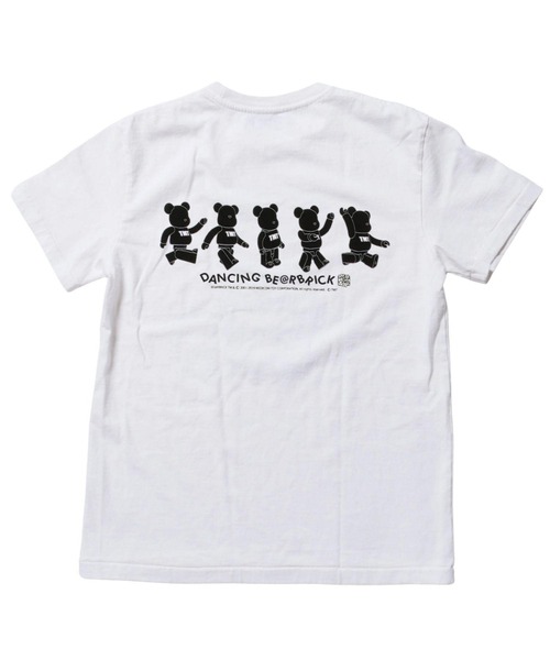 TMT(ティーエムティー)の「【TMT×BE@RBRICK】DRY COTTON S/S TEE (DANCING BE@RBRICK)(Tシャツ/カットソー・メンズ・ホワイト/ブラック・MEDIUM/LARGE/X-LARGE/SMALL/XX-LARGE)」の2枚目の写真
