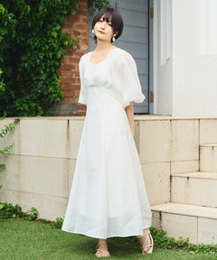 CELERI セルリ　BACK スリットワンピース　白　ホワイト CELERI/セルリ】BACK スリットワンピース（ワンピース