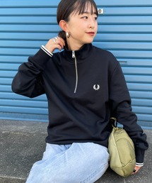 FRED PERRY（フレッドペリー）の「[FRED PERRY フレッドペリー] ワンポイントロゴ刺繍 ハーフジップスウェット M3574（スウェット）」