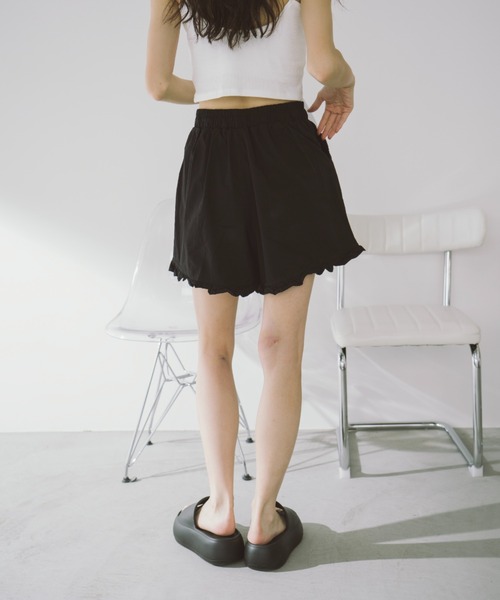 duei(デュイ)の「フリルショートパンツ(その他パンツ・レディース・ブラウン/ブラック・FREE)」の20枚目の写真