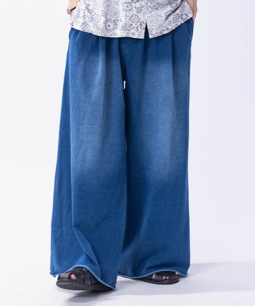 JOHN'S CLOSET（ジョンズクローゼット）の「【3】2タック スウェット ワイドスラックス（スラックス・メンズ・グレー/ブラック系/グレー系/インディゴブルー・MEDIUM/LARGE/X-LARGE）」の18枚目の写真