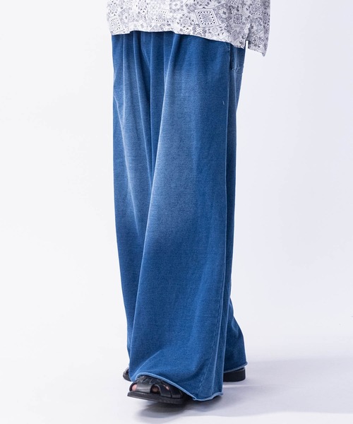 JOHN'S CLOSET（ジョンズクローゼット）の「【3】2タック スウェット ワイドスラックス（スラックス・メンズ・グレー/ブラック系/グレー系/インディゴブルー・MEDIUM/LARGE/X-LARGE）」の17枚目の写真