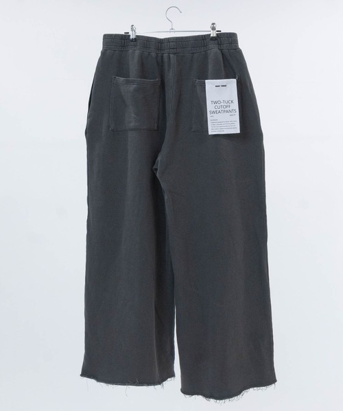 JOHN'S CLOSET（ジョンズクローゼット）の「【3】2タック スウェット ワイドスラックス（スラックス・メンズ・グレー/ブラック系/グレー系/インディゴブルー・MEDIUM/LARGE/X-LARGE）」の6枚目の写真