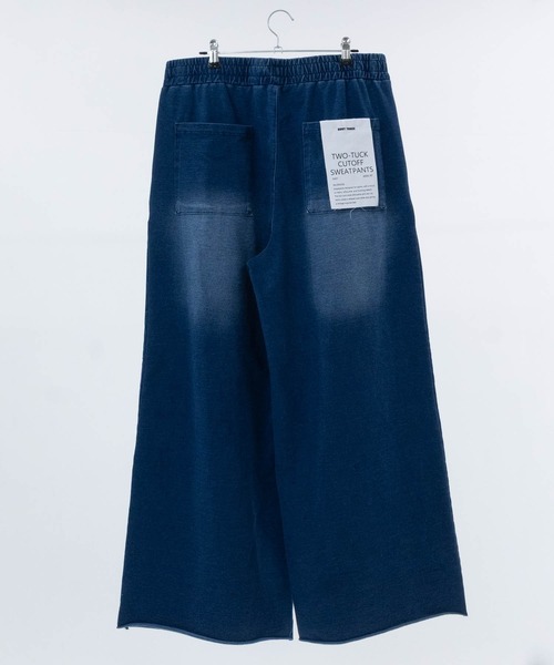 JOHN'S CLOSET（ジョンズクローゼット）の「【3】2タック スウェット ワイドスラックス（スラックス・メンズ・グレー/ブラック系/グレー系/インディゴブルー・MEDIUM/LARGE/X-LARGE）」の5枚目の写真