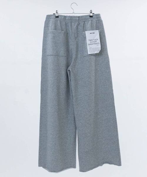JOHN'S CLOSET（ジョンズクローゼット）の「【3】2タック スウェット ワイドスラックス（スラックス・メンズ・グレー/ブラック系/グレー系/インディゴブルー・MEDIUM/LARGE/X-LARGE）」の7枚目の写真