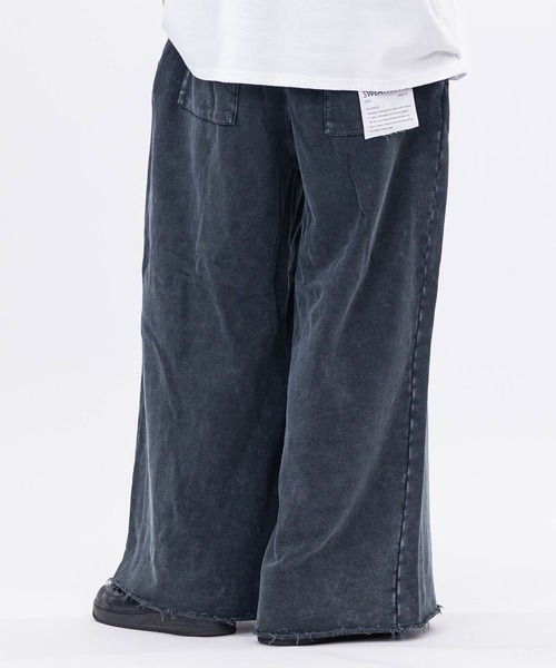 JOHN'S CLOSET（ジョンズクローゼット）の「【3】2タック スウェット ワイドスラックス（スラックス・メンズ・グレー/ブラック系/グレー系/インディゴブルー・MEDIUM/LARGE/X-LARGE）」の20枚目の写真