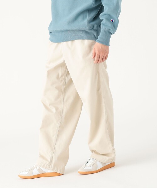 BEAMS（ビームス）の「リラックスフィット ベーシック ツイル イージーパンツ（その他パンツ・メンズ・アイボリー/ブラック/セージグリーン・S/M/L/XL）」の8枚目の写真