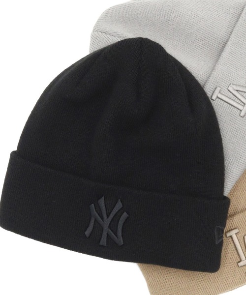 NEW ERA(ニューエラ)の「ニューエラ ニット帽 MLB ONSPOTZ別注(ニットキャップ/ビーニー・メンズ・ブラウン/グレー/ベージュ/ブラック系/ネイビー/ブラック・FREE)」の2枚目の写真