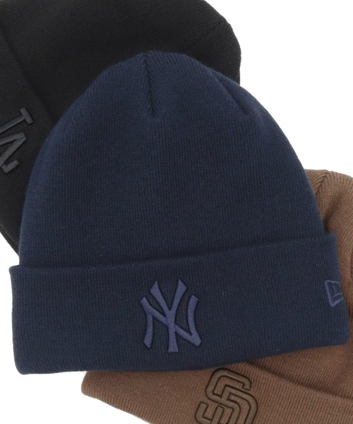 NEW ERA(ニューエラ)の「ニューエラ ニット帽 MLB ONSPOTZ別注(ニットキャップ/ビーニー・メンズ・ブラウン/グレー/ベージュ/ブラック系/ネイビー/ブラック・FREE)」の6枚目の写真