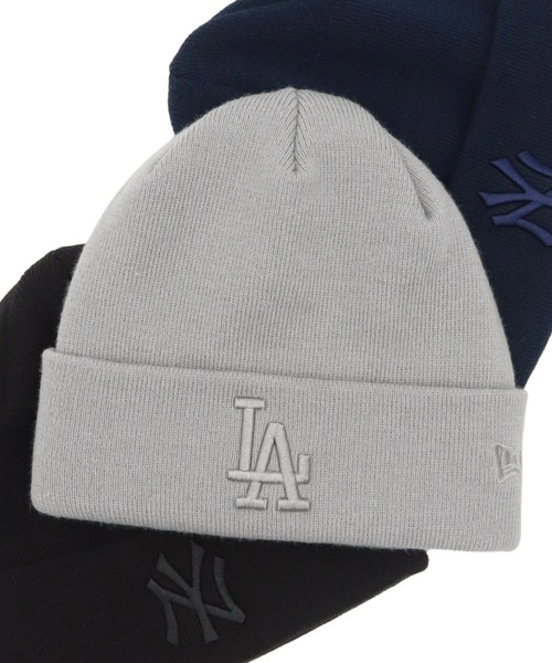 NEW ERA(ニューエラ)の「ニューエラ ニット帽 MLB ONSPOTZ別注(ニットキャップ/ビーニー・メンズ・ブラウン/グレー/ベージュ/ブラック系/ネイビー/ブラック・FREE)」の3枚目の写真