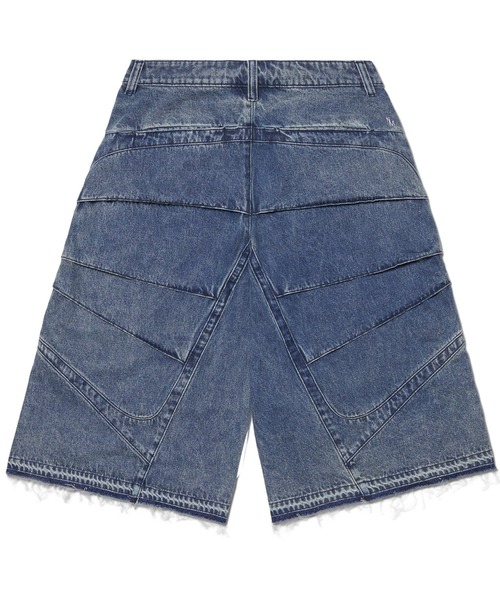 NOMANUAL /ノーマニュアル」SHIELD DENIM BERMUDA PANTS