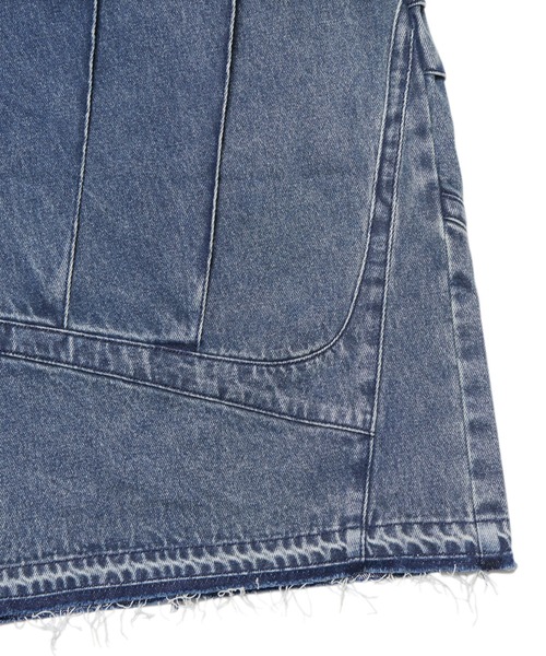 NOMANUAL /ノーマニュアル」SHIELD DENIM BERMUDA PANTS