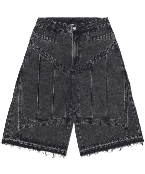 【NOMANUAL】SHIELD DENIM BERMUDA PANTS NOMANUAL /ノーマニュアル」SHIELD DENIM BERMUDA PANTS