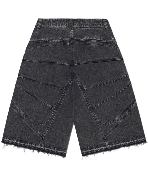 NOMANUAL /ノーマニュアル」SHIELD DENIM BERMUDA PANTS