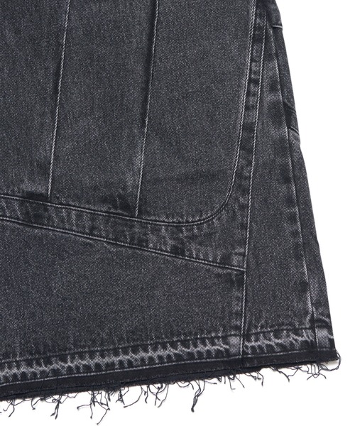 NOMANUAL /ノーマニュアル」SHIELD DENIM BERMUDA PANTS