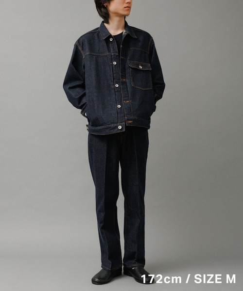 ひまままADAM ET ROPE' 濃紺デニムジャケット美品アダムエロペ デニム トラッカー ジャケット / ADAM ET ROPE' JEANS -PERS