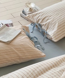 ammy.（エイミードット）の「【 ammy. / エイミードット 】 ストライプ コットン 枕カバー（寝具）」