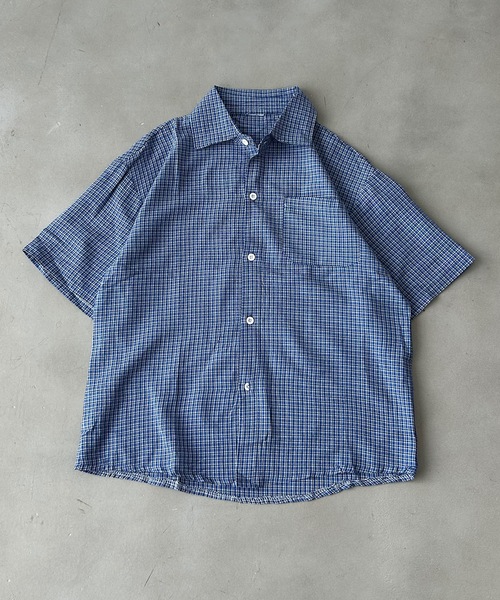 UNDERSTATEMENTs(アンダーステイトメント)の「【ユニセックス】ベーシックチェック柄シャツ(シャツ/ブラウス・メンズ・ブルー・LARGE/MEDIUM)」の11枚目の写真