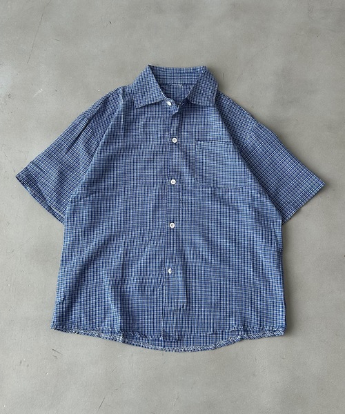 UNDERSTATEMENTs(アンダーステイトメント)の「【ユニセックス】ベーシックチェック柄シャツ(シャツ/ブラウス・メンズ・ブルー・LARGE/MEDIUM)」の12枚目の写真