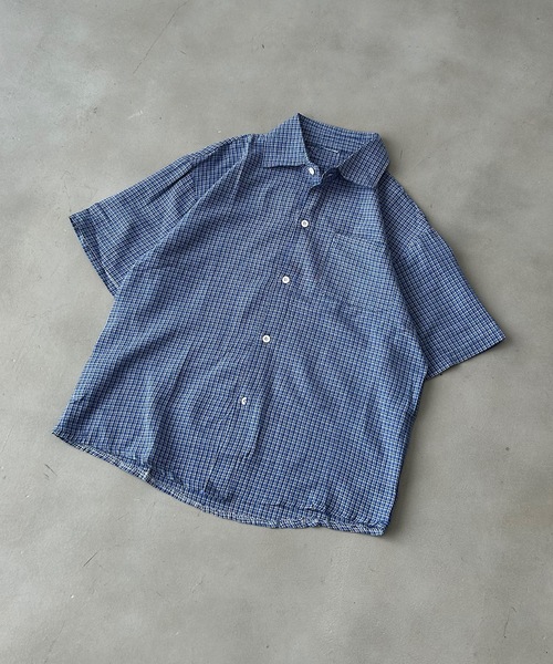 UNDERSTATEMENTs(アンダーステイトメント)の「【ユニセックス】ベーシックチェック柄シャツ(シャツ/ブラウス・メンズ・ブルー・LARGE/MEDIUM)」の13枚目の写真