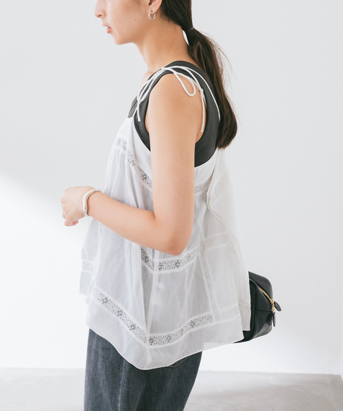 レースキャミソール（キャミソール）｜FRAMeWORK（フレーム