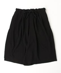 【my beautiful landlet】 PONTE KNIT WIDE SHORT PANTS