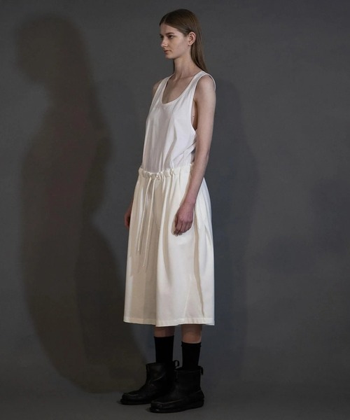 my beautiful landlet（マイビューティフルランドレット）の「【my beautiful landlet】 PONTE KNIT WIDE SHORT PANTS（その他パンツ・メンズ・カーキ/グレー/ブラック/ホワイト・1/0）」の13枚目の写真