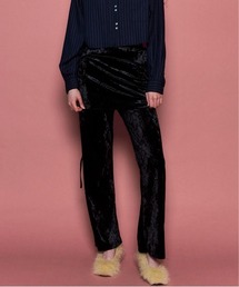 Hem Lace Velour Shorts/ヘムレースベロアショートパンツ