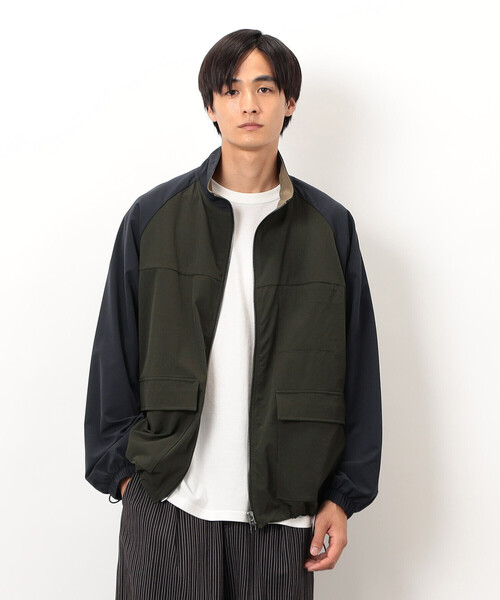 Purple&Yellow(パープルアンドイエロー)の「ナイロンストレッチブルゾン(ブルゾン・メンズ・ブラック/マルチ・SMALL/MEDIUM/LARGE)」の2枚目の写真