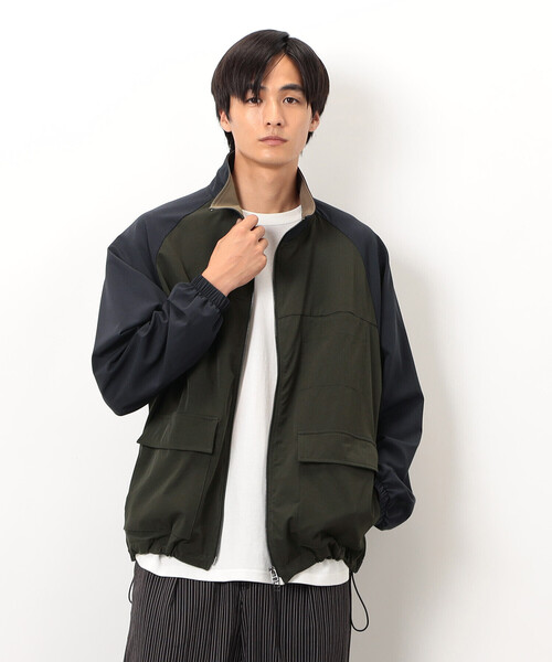Purple&Yellow(パープルアンドイエロー)の「ナイロンストレッチブルゾン(ブルゾン・メンズ・ブラック/マルチ・SMALL/MEDIUM/LARGE)」の11枚目の写真
