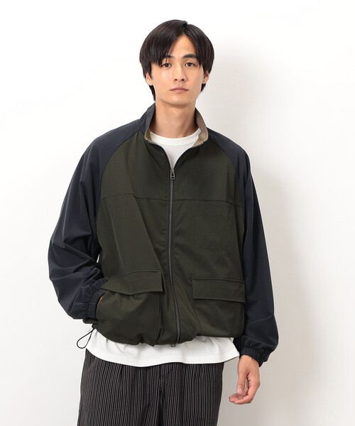Purple&Yellow(パープルアンドイエロー)の「ナイロンストレッチブルゾン(ブルゾン・メンズ・ブラック/マルチ・SMALL/MEDIUM/LARGE)」の13枚目の写真