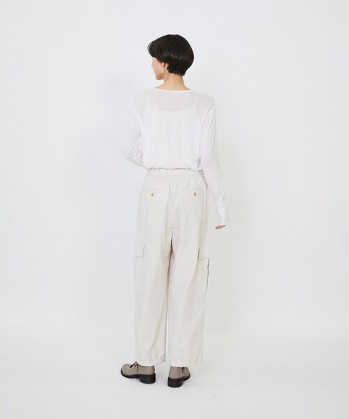 LOISIR(ロワズィール)の「【MTサイズ有り】コットンポプリンパラシュートパンツ(その他パンツ・レディース・ブラウン/ベージュ・MT/M)」の5枚目の写真