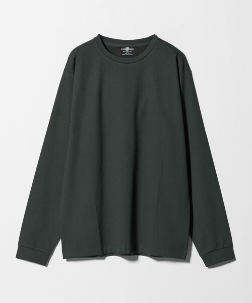 green label relaxing（グリーンレーベルリラクシング）の「CARREMAN クルーネック Tシャツ（Tシャツ/カットソー・メンズ・ダークグリーン/ナチュラル/ダークグレー/ブラック・XL/L/M/S）」の4枚目の写真
