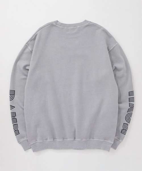 KAVU(カブー)の「KAVU/カブー Twist Logo Sweat/ツイストロゴスウェット(スウェット・メンズ・ネイビー/ライトグレー/イエロー・LARGE/X-LARGE/MEDIUM)」の6枚目の写真