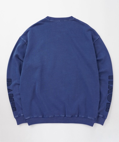 KAVU(カブー)の「KAVU/カブー Twist Logo Sweat/ツイストロゴスウェット(スウェット・メンズ・ネイビー/ライトグレー/イエロー・LARGE/X-LARGE/MEDIUM)」の12枚目の写真