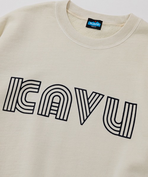 KAVU(カブー)の「KAVU/カブー Twist Logo Sweat/ツイストロゴスウェット(スウェット・メンズ・ネイビー/ライトグレー/イエロー・LARGE/X-LARGE/MEDIUM)」の16枚目の写真
