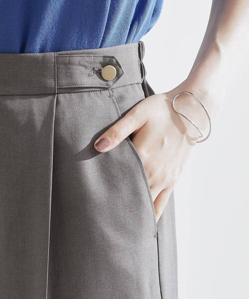 grove(グローブ)の「【洗える/美脚ラインキープ】ワイドパンツ(その他パンツ・レディース・ブラック/ブラウン系その他/ライトベージュ/チャコールグレー・03/02/01/04/05)」の5枚目の写真