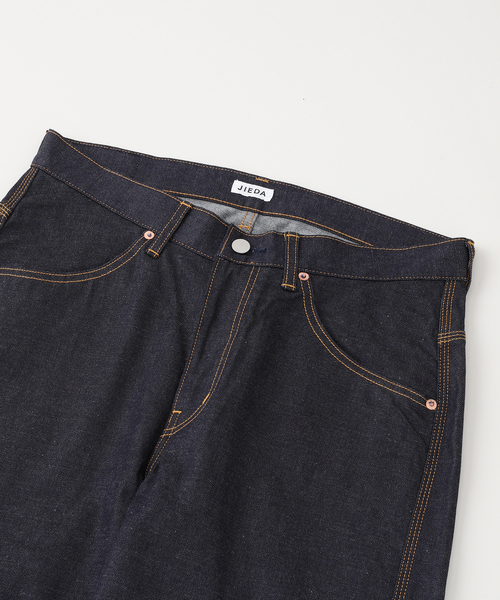 JIEDA(ジエダ)の「JIEDA / ジエダ 3D WORK DENIM / PT26(デニムパンツ・メンズ・ネイビー・1/2)」の3枚目の写真