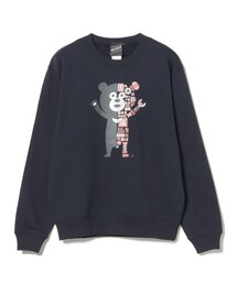 BEAMS T / メカ ベア クルーネック スウェット