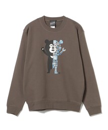 BEAMS T / メカ ベア クルーネック スウェット