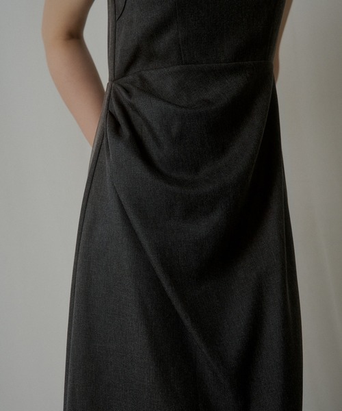 LE'RURE（リルアー）の「Melange cami drape dress（ドレス）」 - WEAR