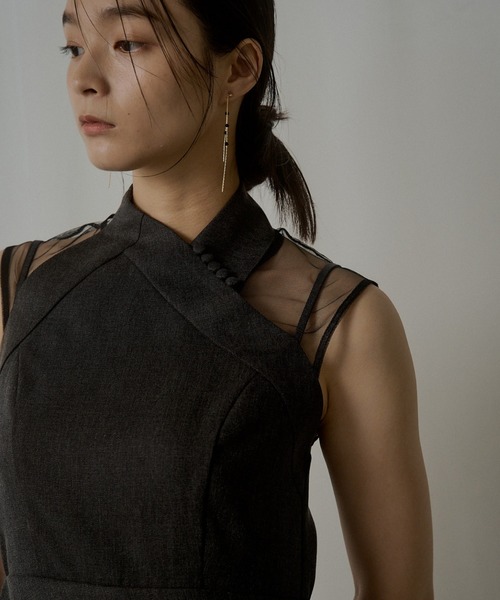 LE'RURE（リルアー）の「Melange cami drape dress（ドレス）」 - WEAR
